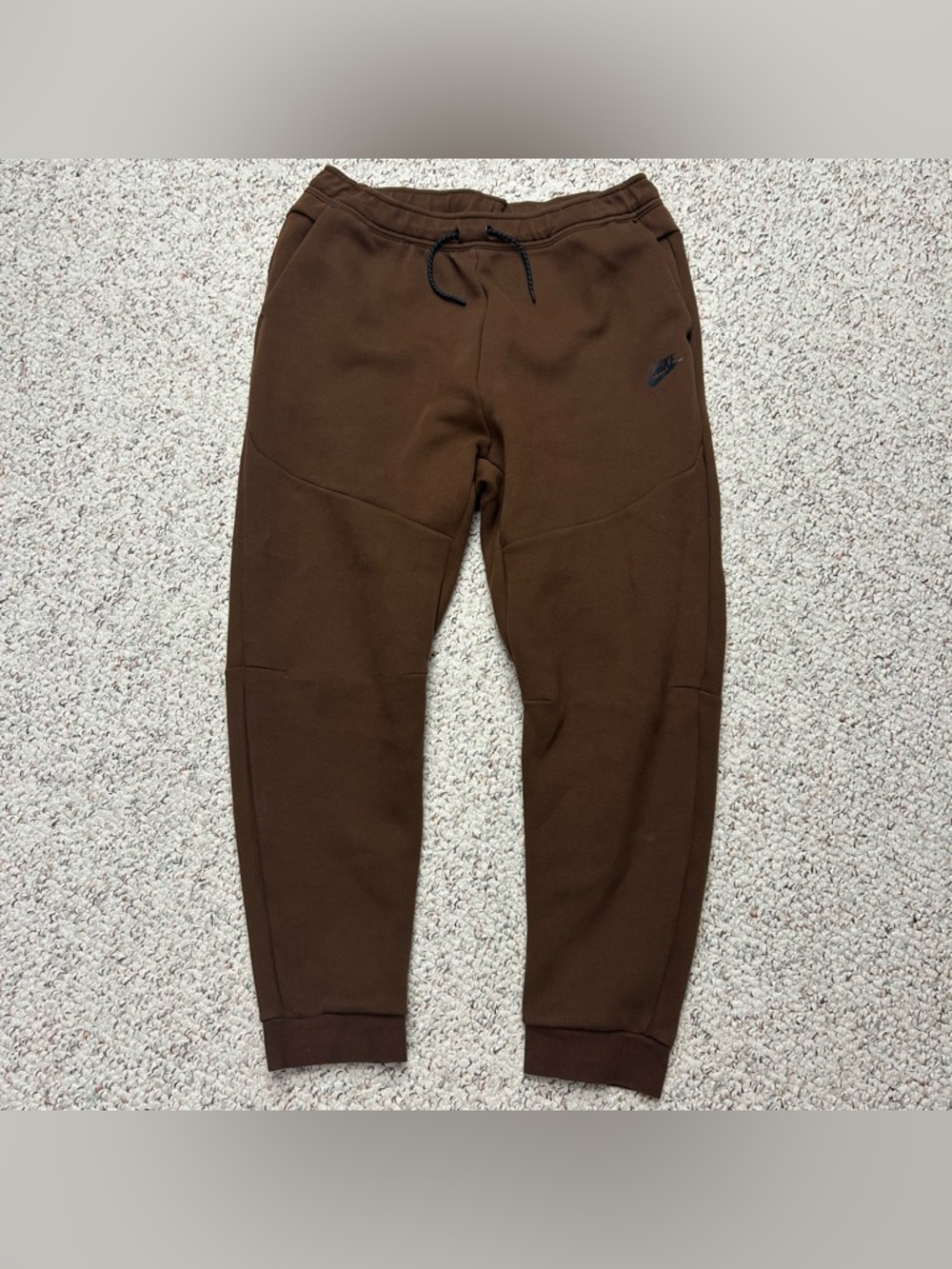 Brown Nike Tech Fleece Jogger Pants Brown XL CU4496-010 Tapered Gym Active